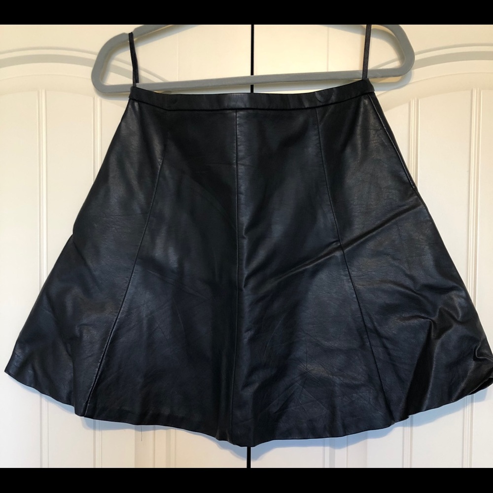 The Limited Faux Leather Mini Skirt